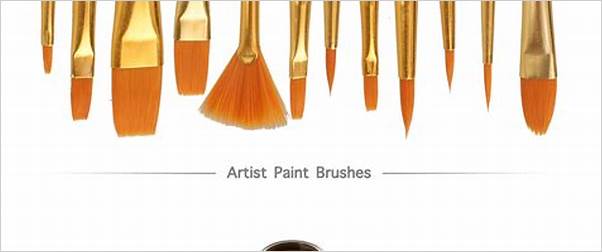 acrylic brush set for artists