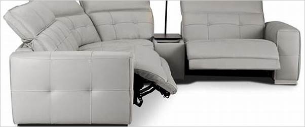 High-quality reclining sectional for small spaces