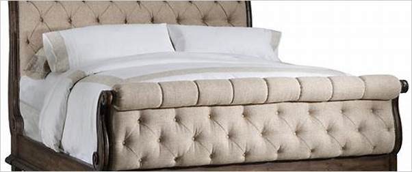 king-size tufted bed